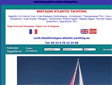 Tablet Screenshot of bretagne-atlantic-yachting.eu